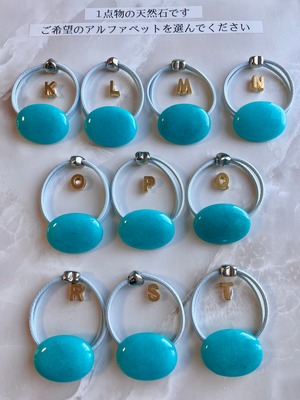Amazonite hair accessory(アマゾナイトヘアゴム)