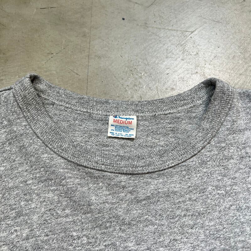 80's Champion チャンピオン 88/12 染み込みプリントTee SASM&F