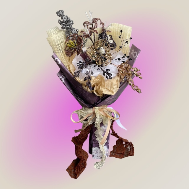 beads flower bouquet