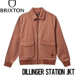 ジップジャケット BRIXTON ブリクストン DILLINGER STATION JACKET 03405 SEPSW 日本代理店正規品L