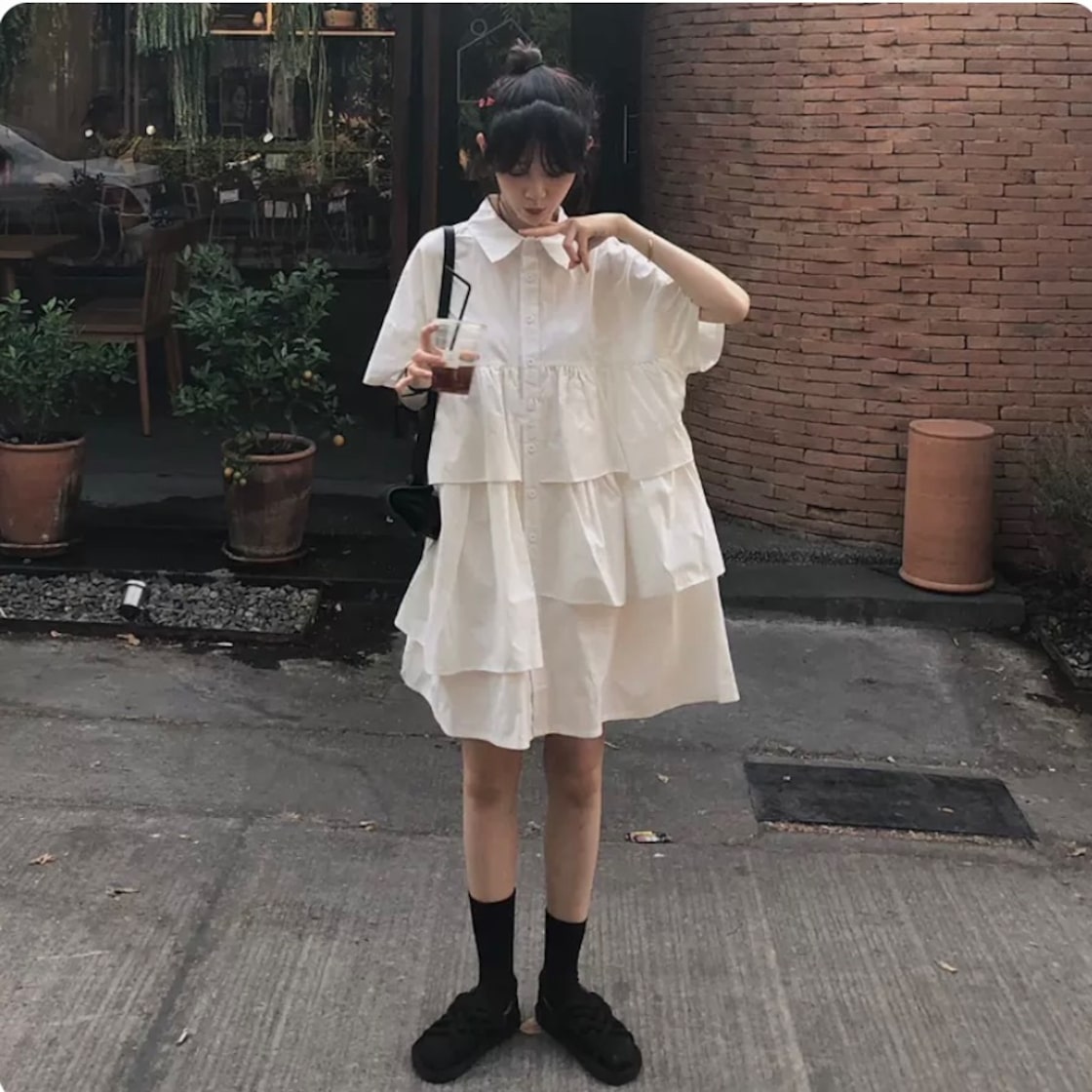 ワンピース シャツワンピース フレアワンピース ティアードワンピース 