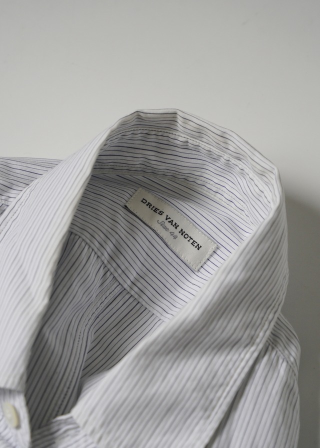 00's DRIES VAN NOTEN switching stripe shirt