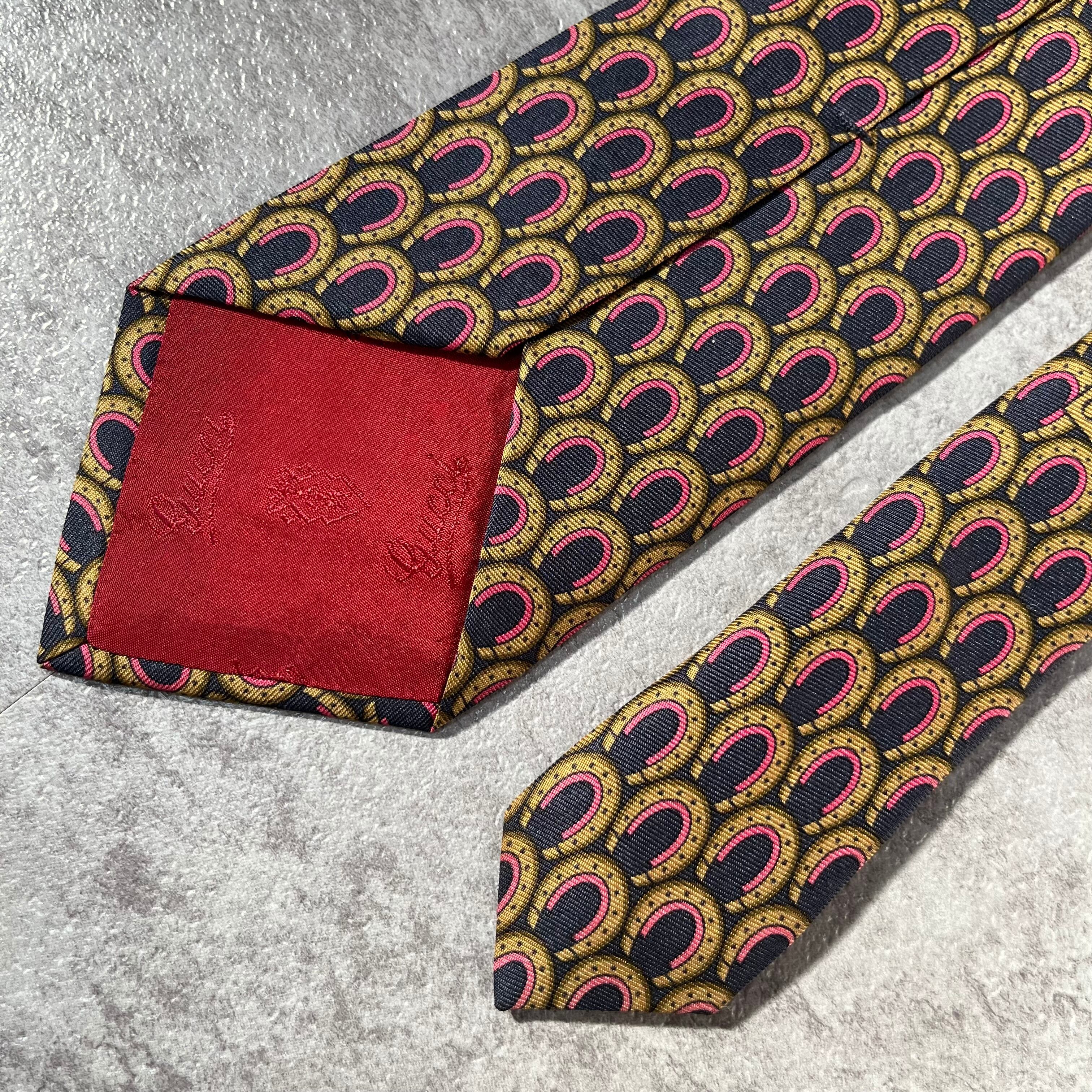 GUCCI】馬蹄柄ネクタイ ネイビー オールドグッチ | 古着屋lunicネクタイ店