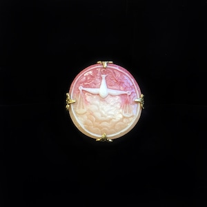 Zodiac sign round big ring: Libra