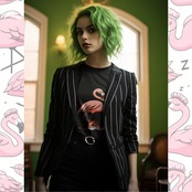 T-shirt -フラミンスニーカー 4109