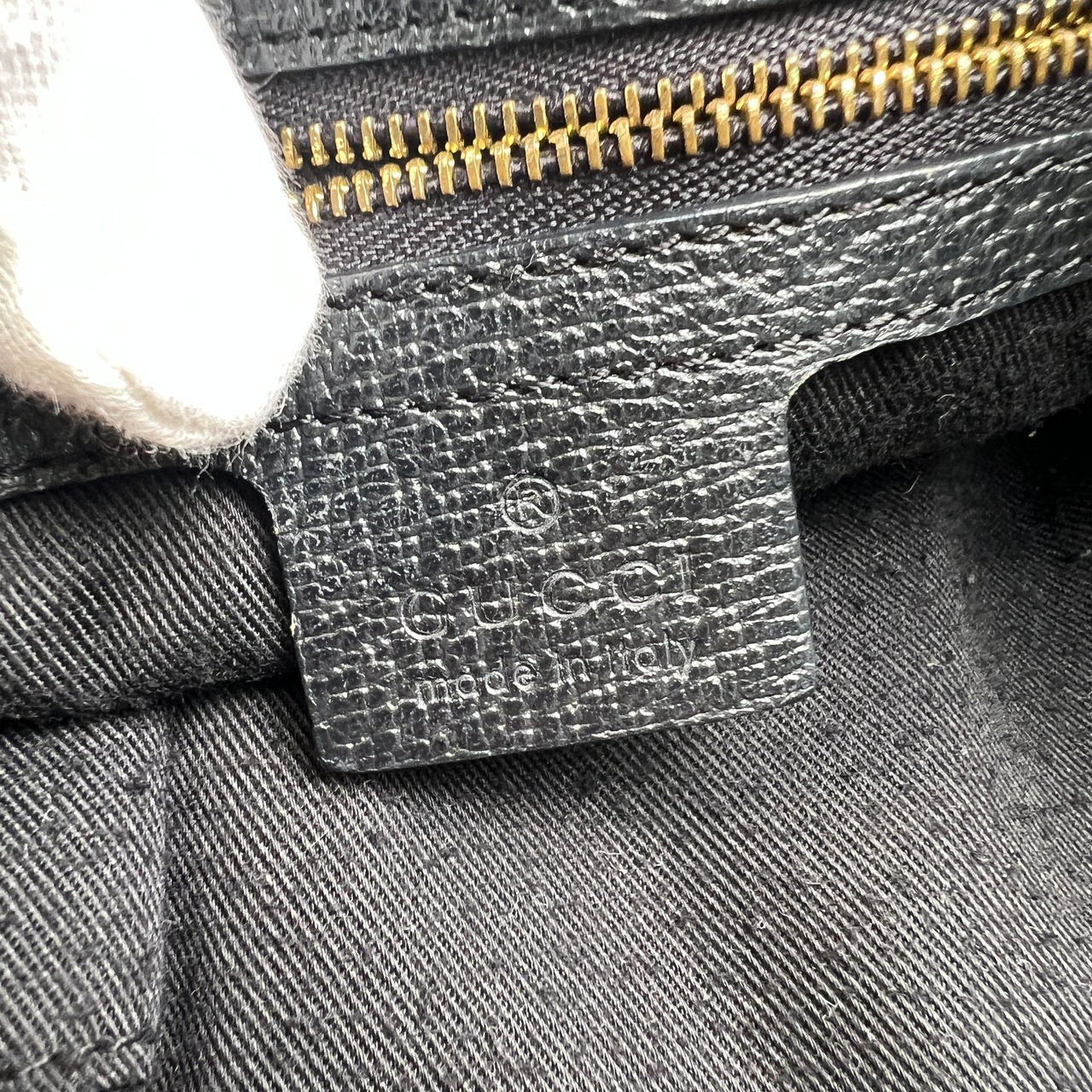 【最終処分SALE】GUCCI グッチ  153002 GGキャンバス ハンドバッグ ブラック A-11853