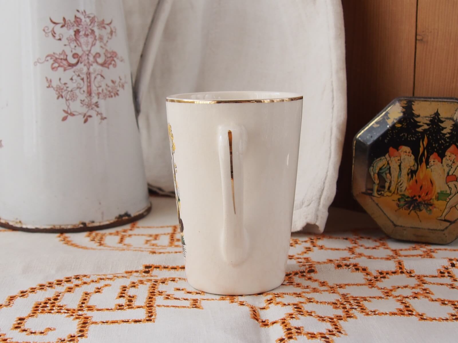 アンティーク雑貨 FINE BRITISH CLOTH イギリスアンティーク チャイルドマグ FR.GRAY＆SONS LTD