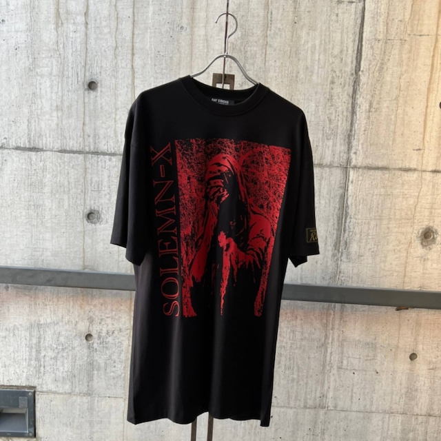 RAF SIMONS  Oversized T-shirt Solemn-X  BLACK