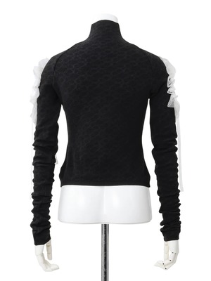 【25AW】Create Clair クリエイトクレイル / Lace bijou knit pullover / ニット