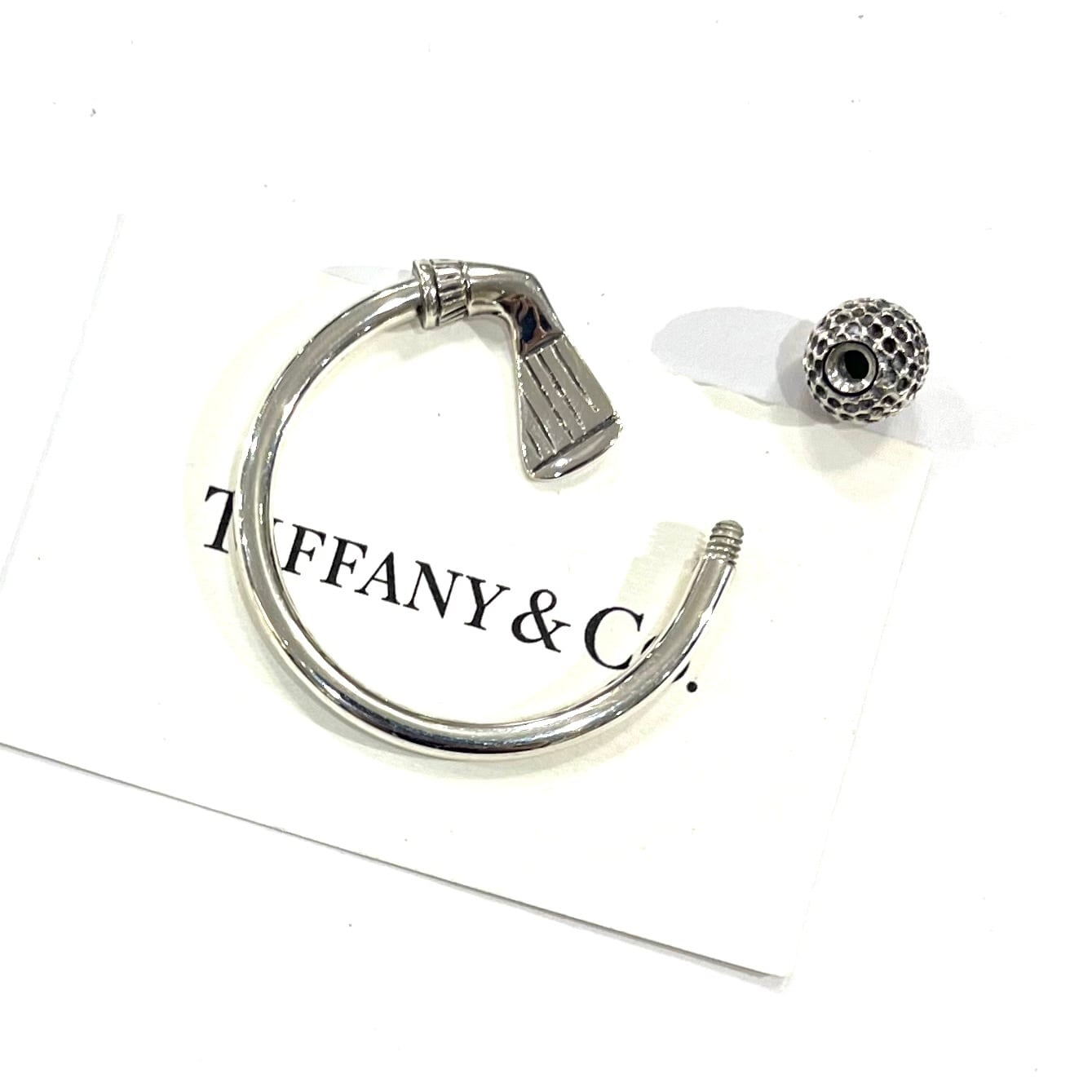 TIFFANY&Co.】2807 ティファニー ゴルフモチーフ キーリング SV925