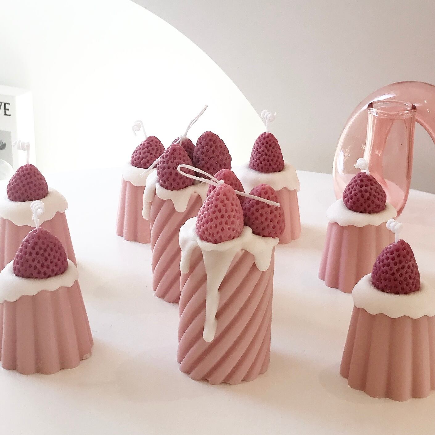 いちごクリームケーキキャンドル Coton Cot コトンドットコット