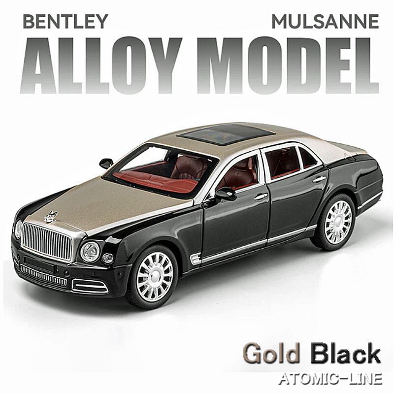 MINICHAMPS Bentley ベントレー ミュルザンヌ ミニカー Bentley ミュルザンヌ 1/24 ミニカー 全3色 ライト点灯 エンジン