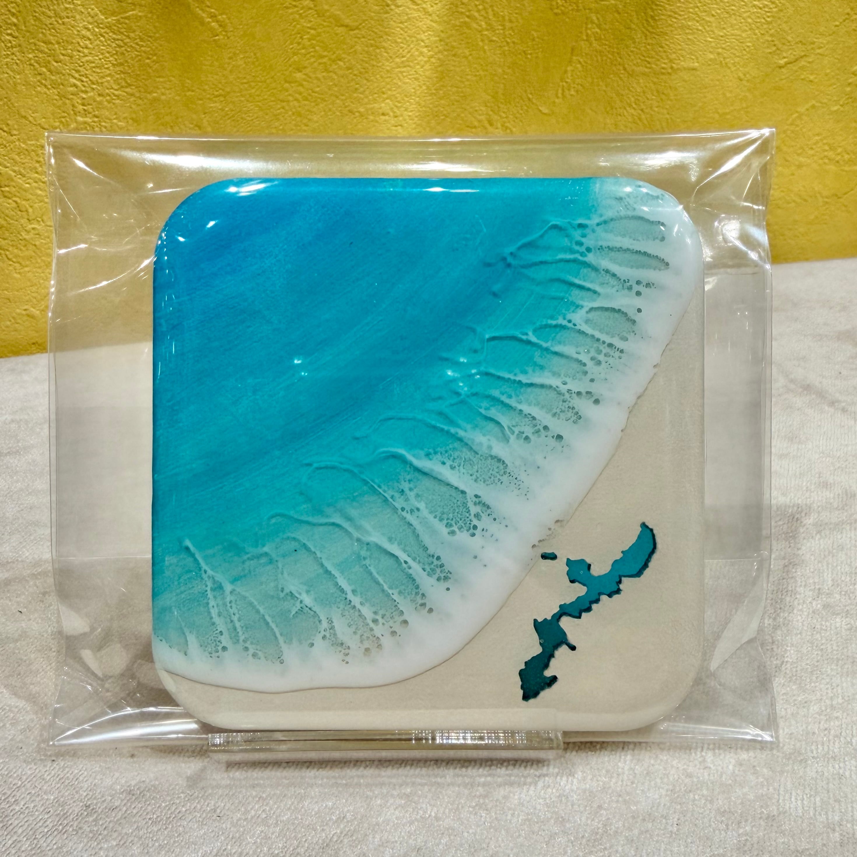 NOBU☆レジンアート(Okinawa Blue・1040×590) NOBU様専用☆レジンアート(Okinawa Blue・1040×590)