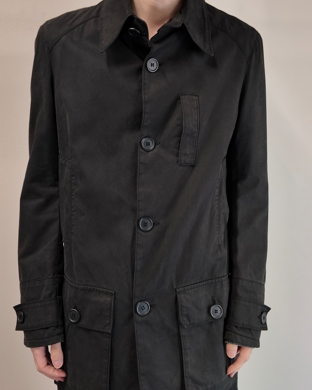 【MARCO TAGLIAFERRI】moleskin middle length coat