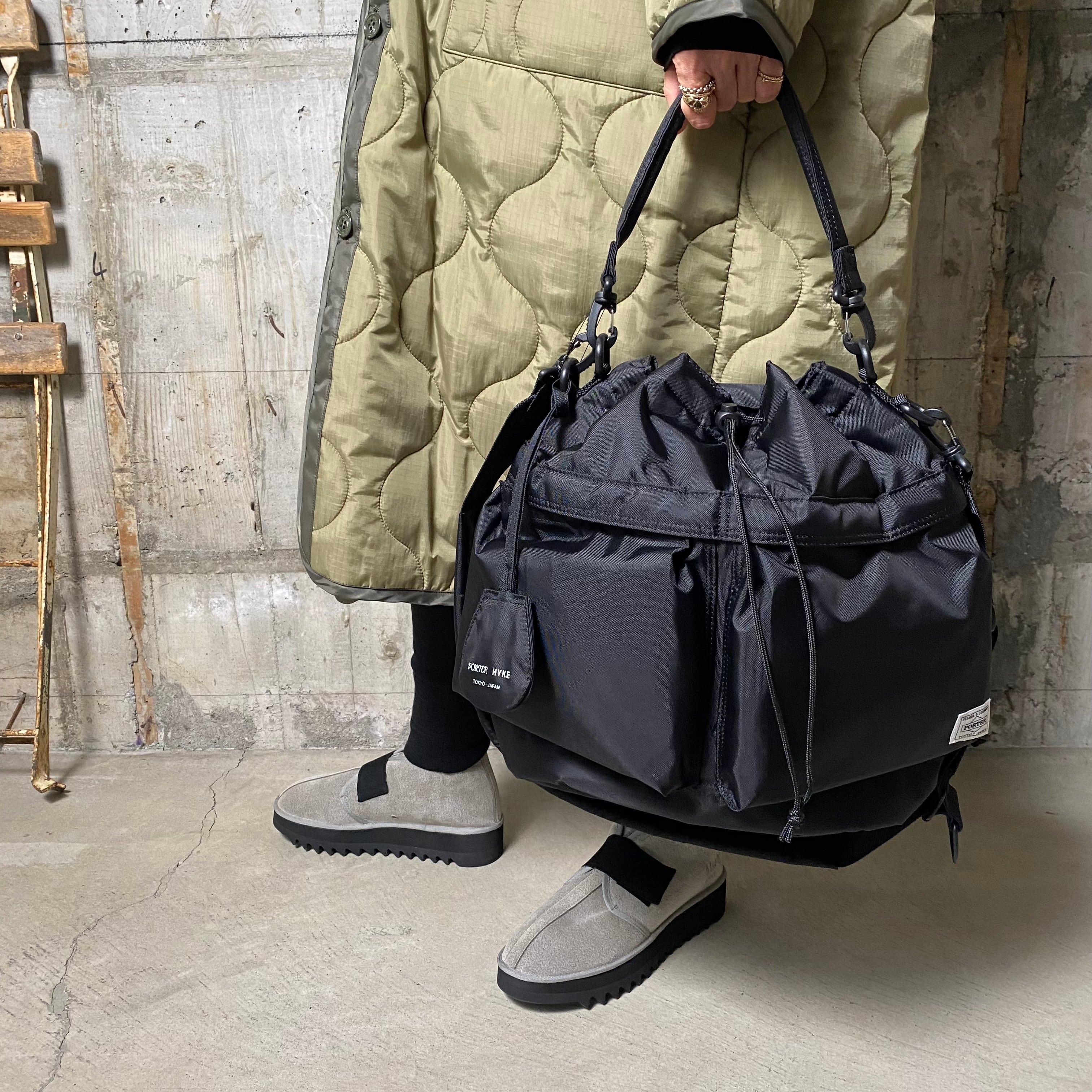 PORTER × HYKE  2WAY TOOL BAG LARGE/OLIVE