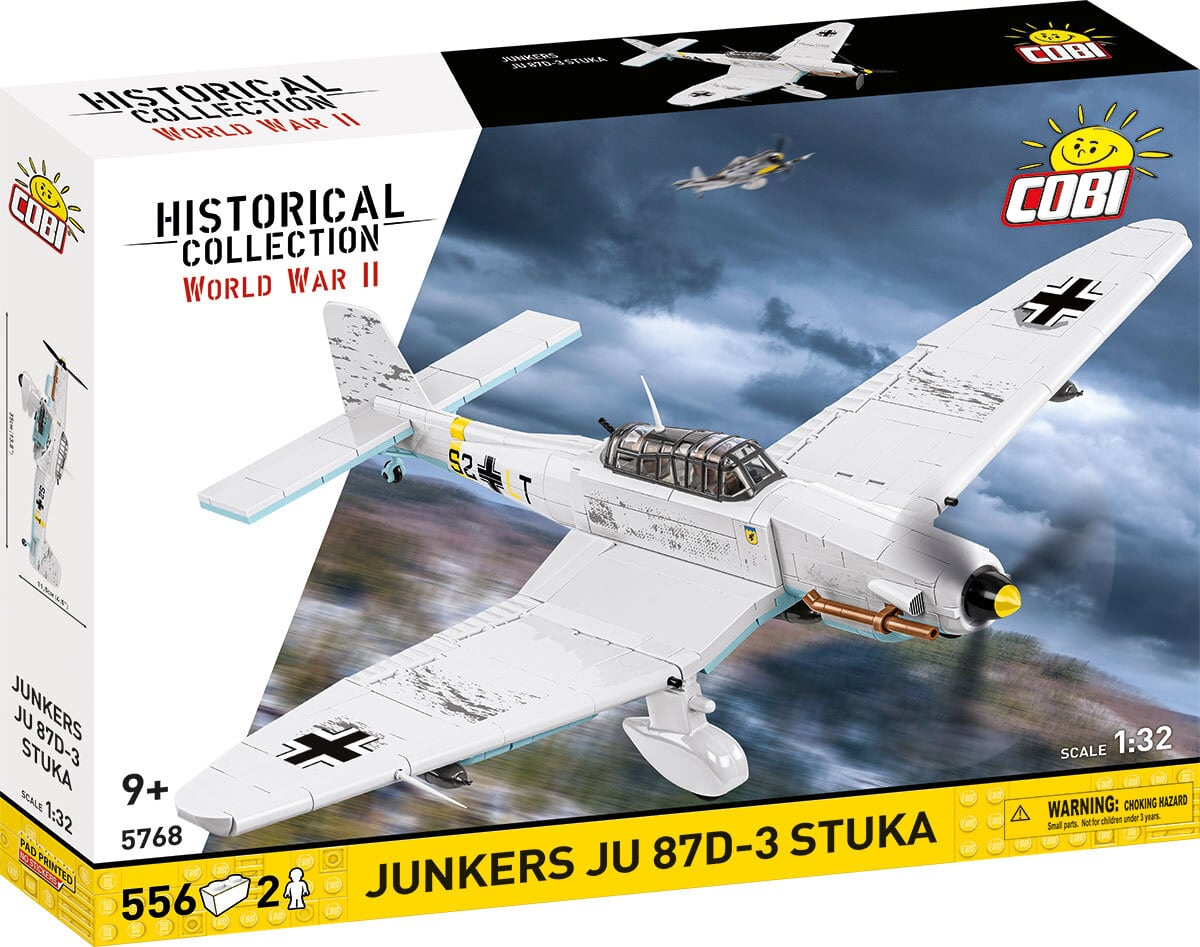 COBI #5768 ユンカース JU 87 D-3 STUKA (白)