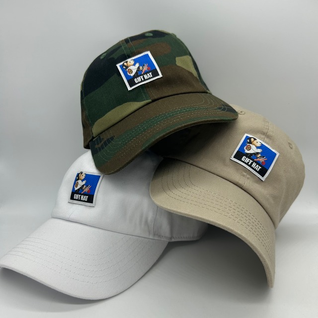 gifthat  ベアワッペンCAP(BLUE）