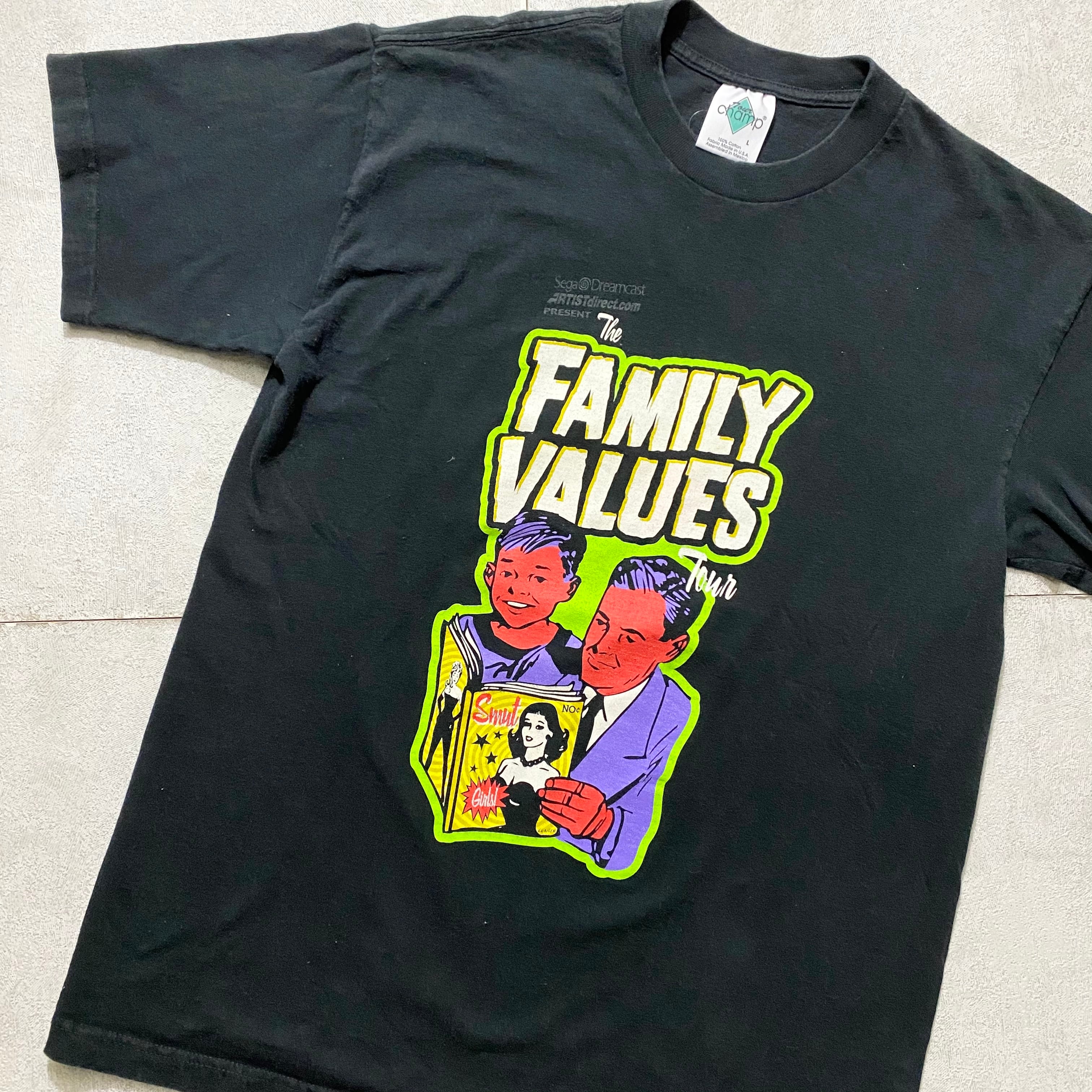 vintage 1999's “FAMILY VALUES” tour music tee | NOIR ONLINE