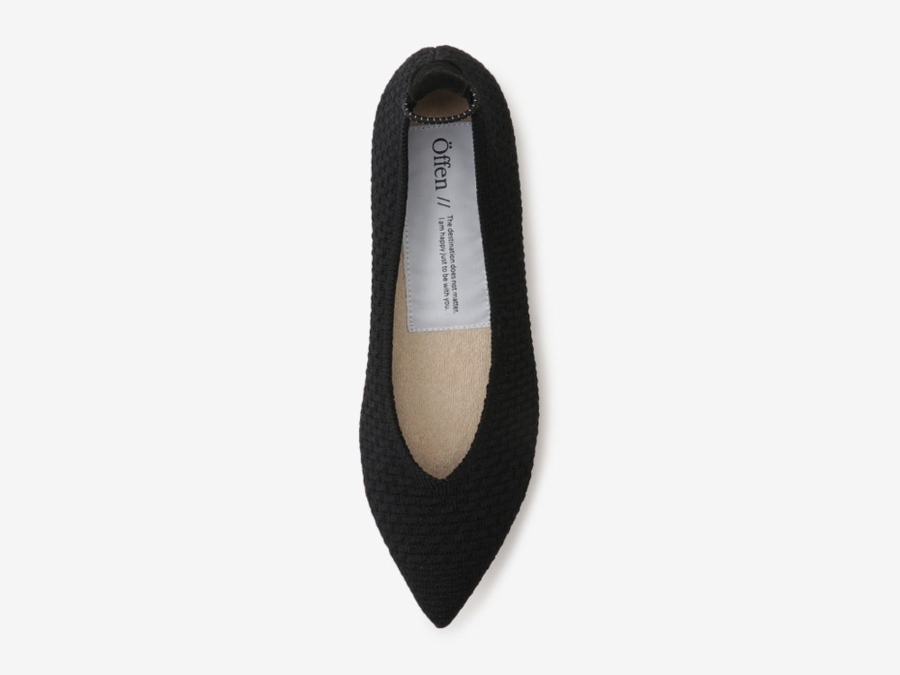 plain rectangular pattern / BLACK