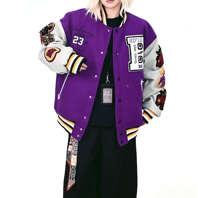 カレッジパッチオーバーヴァーシティスタジャン 2col R01312