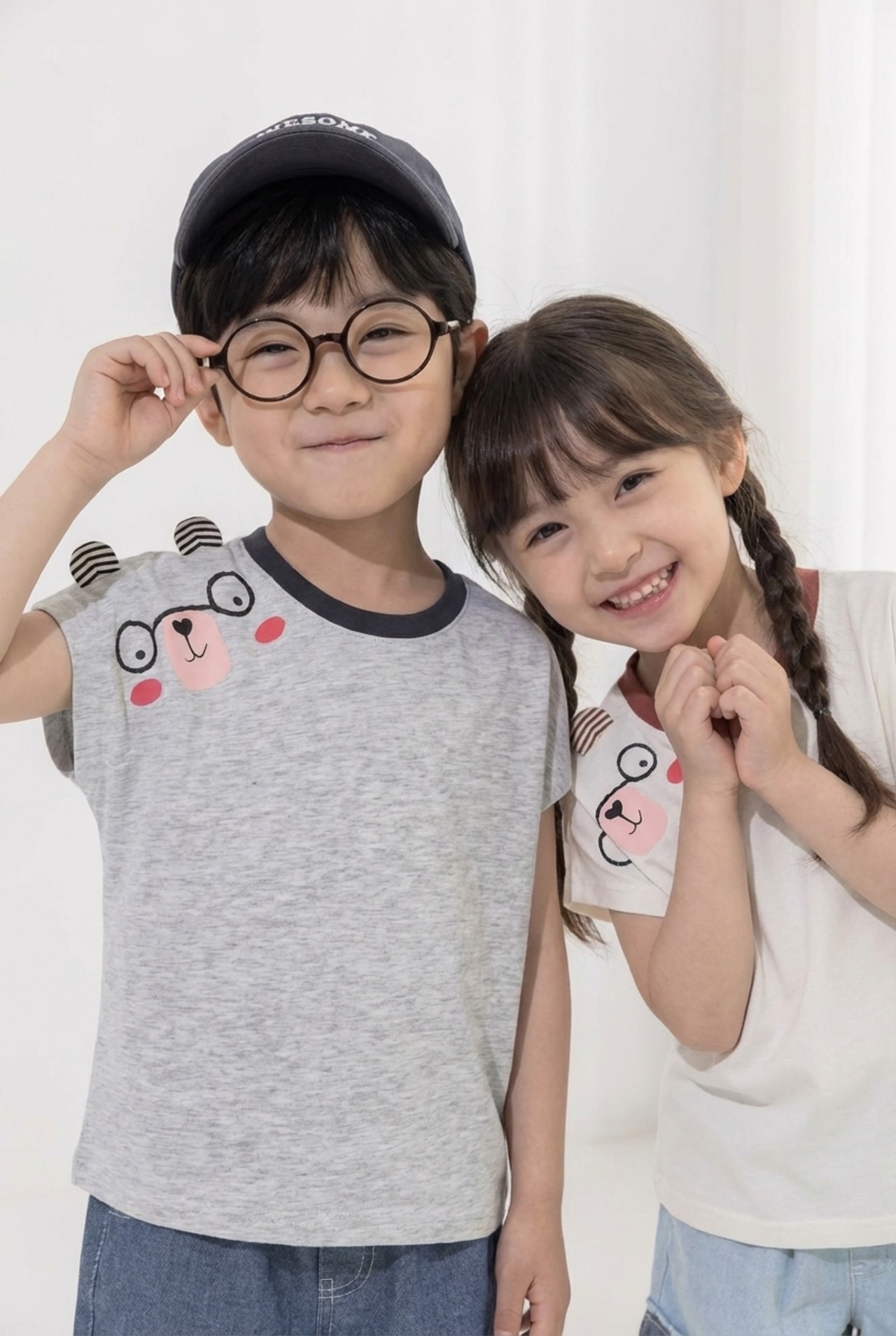 [Orangemom] Glasses Bear Shirt / [오렌지맘] 안경곰티셔츠