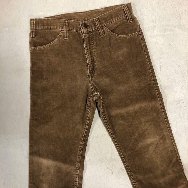 LEVI'S 519 BROWN CORDS PANT "42TALON"
