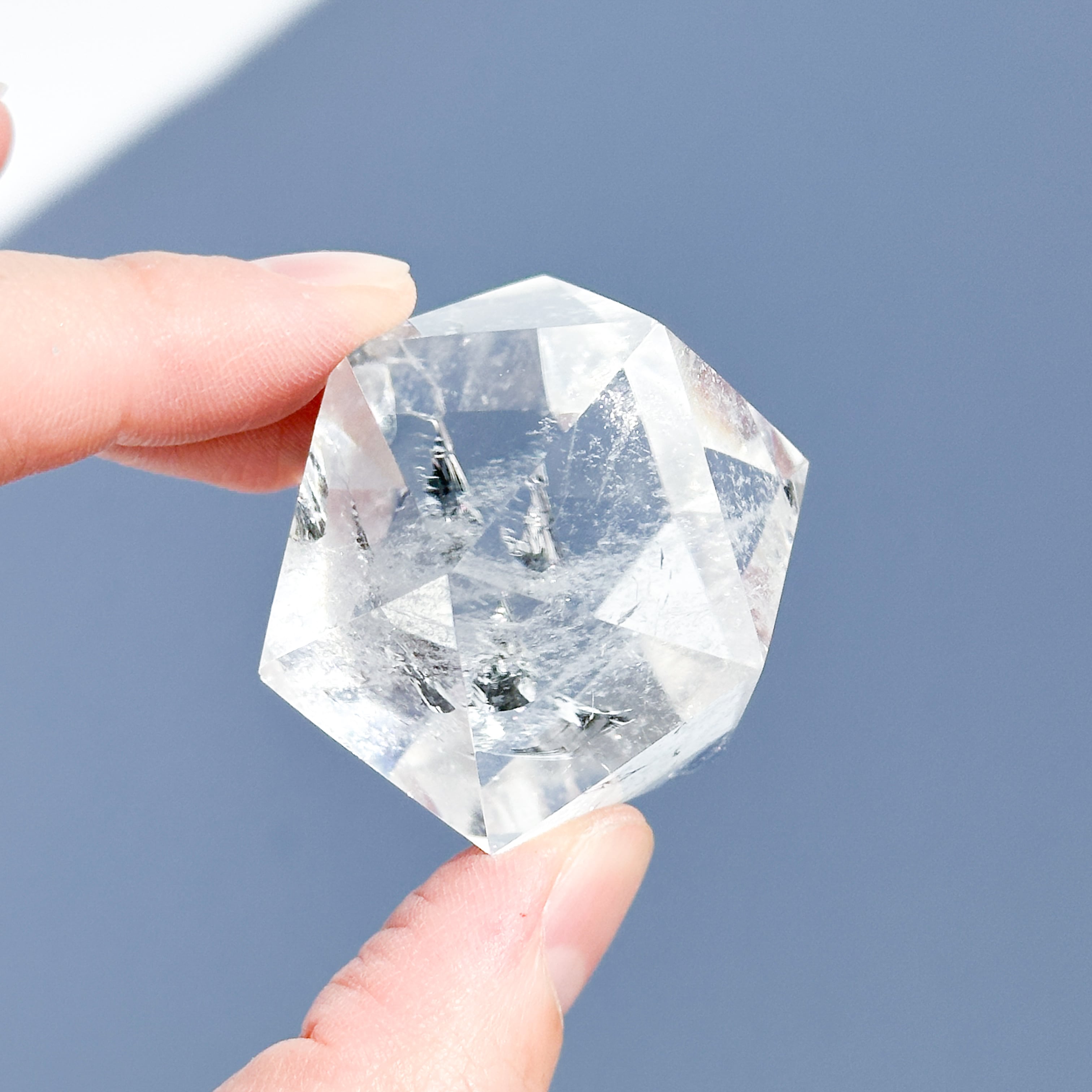 ミナスジェライス産クリアクォーツ 正二十面体75◇ Clear Quartz