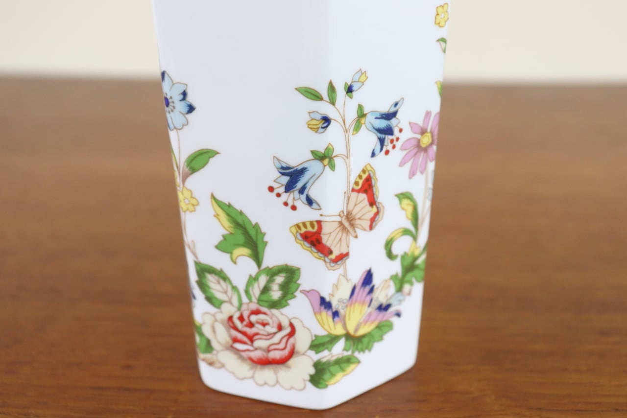 Aynsley 花柄フラワーベース エインズレイ コテージガーデン 花瓶 フラワーベース AYNSLEY 花柄