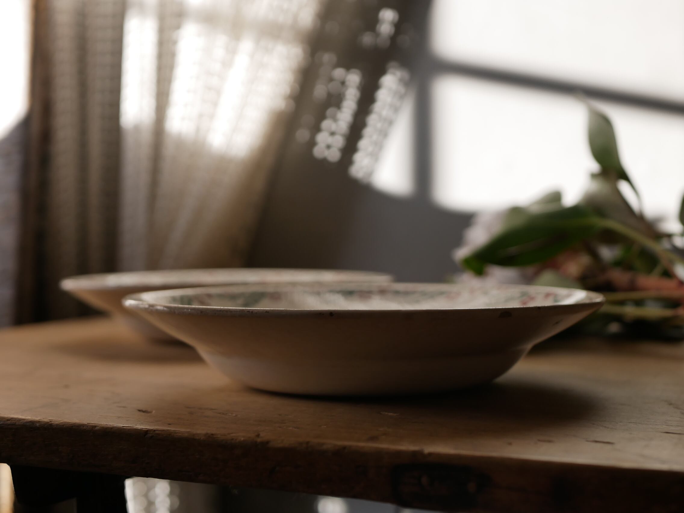 ヒイラギ 深皿 アンティークプレート ブロカントのある暮らし フランス