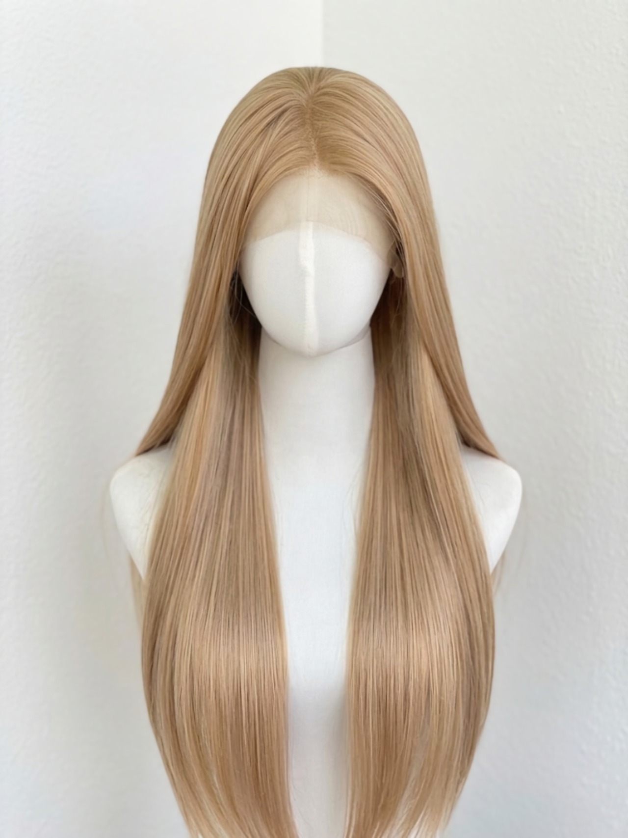 Premium - Honey Blond ハニーブロンド / 小型レースフロント【商品番号 2013】