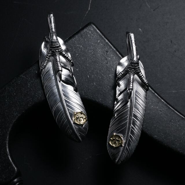 鷲見太郎 TaroWashimi ペンダント イーグルクロー02 鷲見太郎 Taro Washimi ペンダント Lフライトフェザー02イーグルクロー