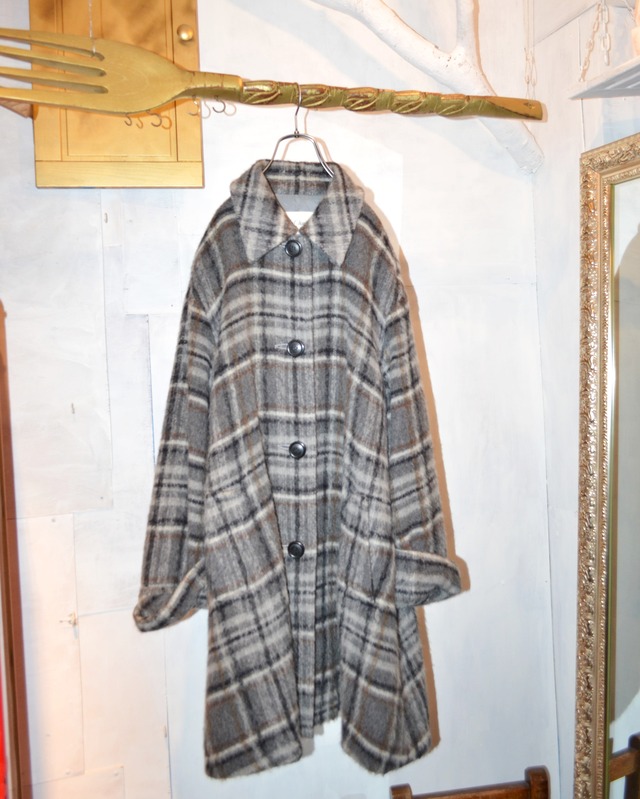 1990's Shaggy Wool Coat