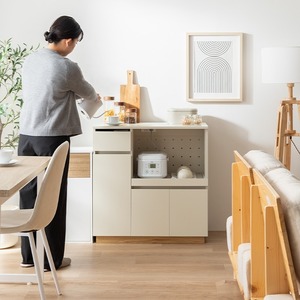 幅80cm 隠しキャスター付き レンジ台