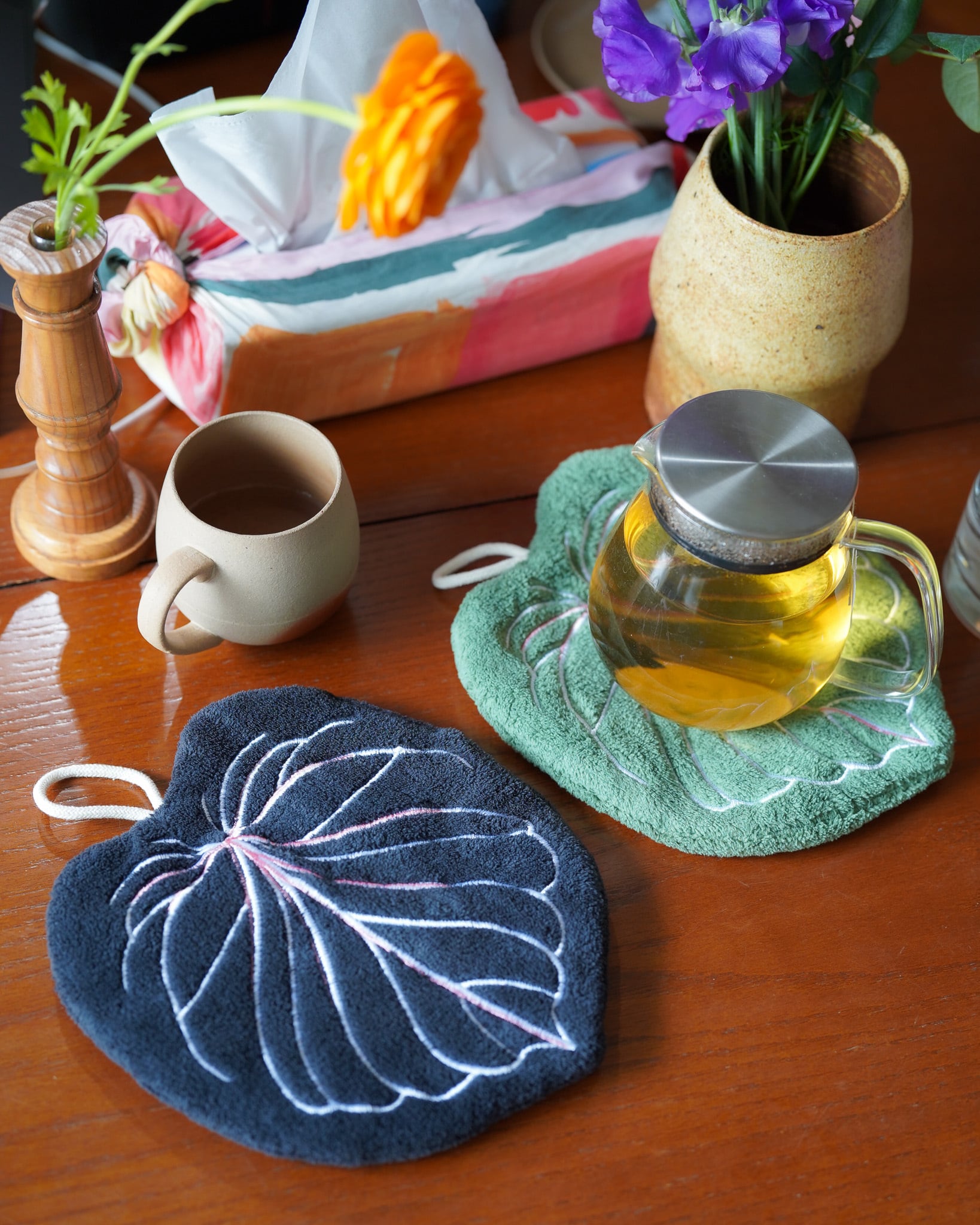 Daily Botanical Towel｜希少植物のリーフタオル (全10種) ｜大切な方