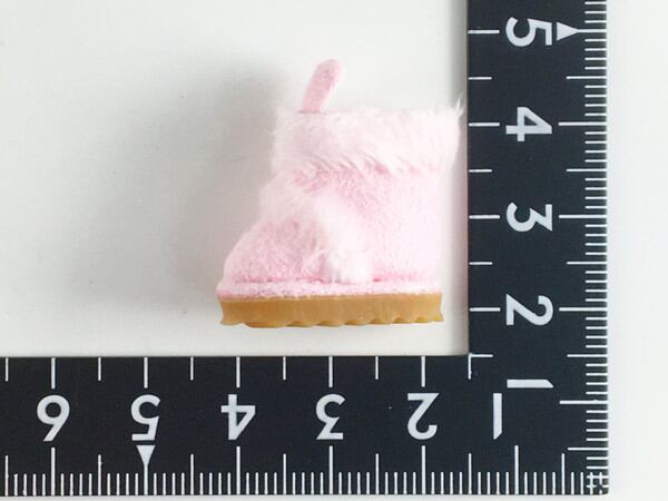 ドール靴 1/6 オビツ11 うさぎブーツ ピンク STK 36009 - 画像2