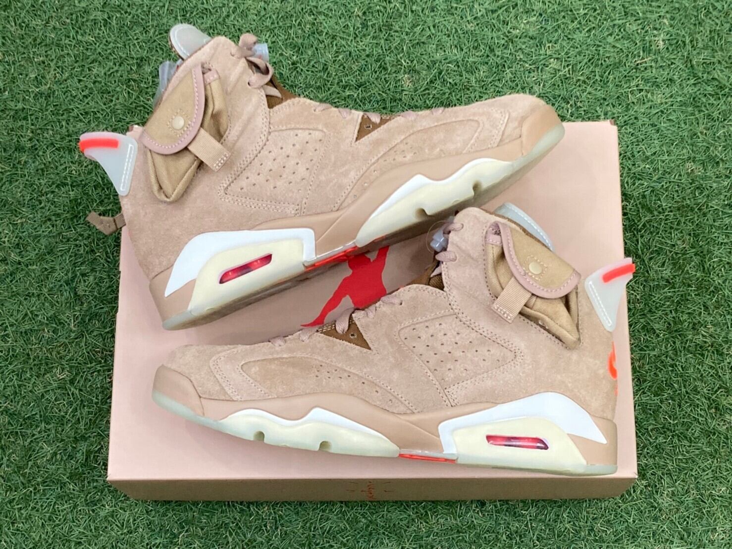 NIKE × TRAVIS SCOTT AIR JORDAN 6 RETRO SP BRITISH KHAKI 28cm