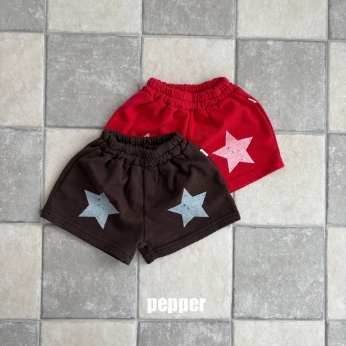 pepper［取寄］star half pants 25autumn