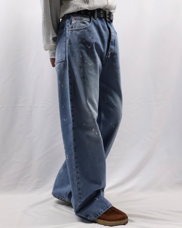 【26ss/ROLDSKOV】painted bootcut denim