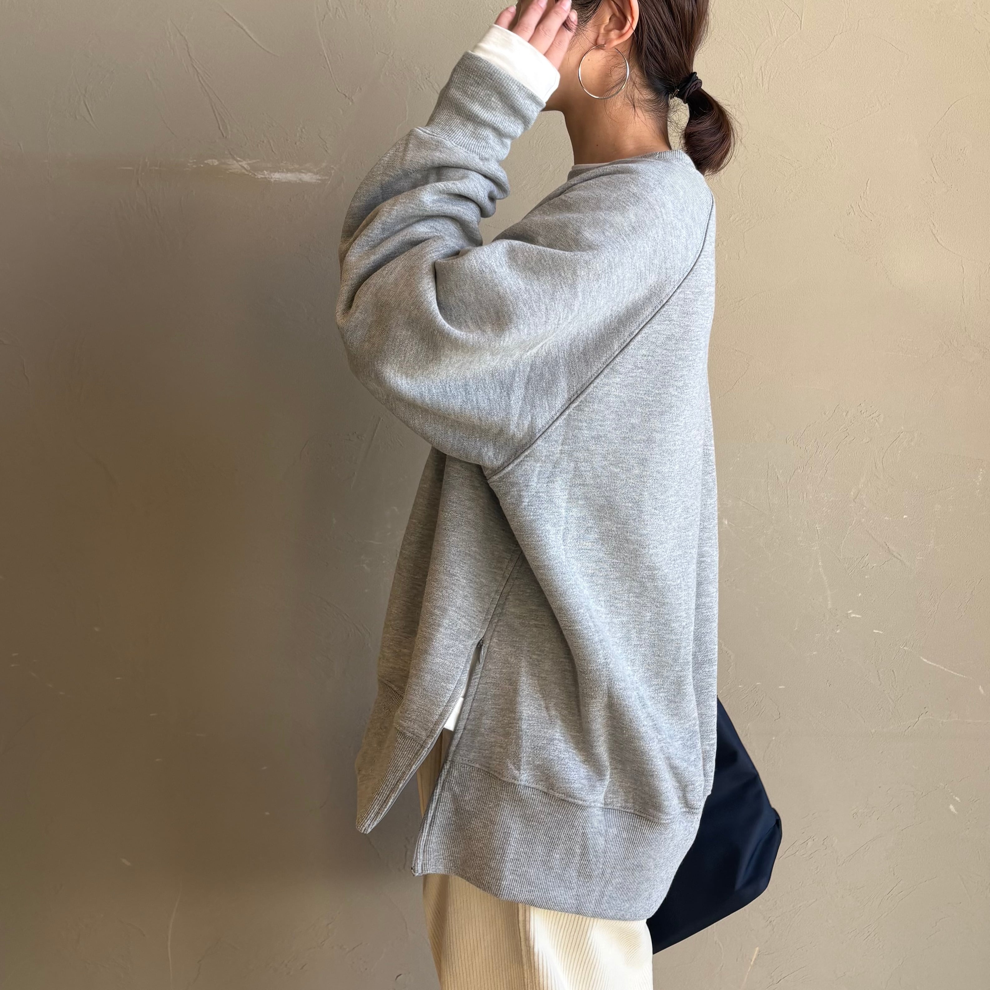 CLOCHE 】 裏起毛サイドジップスウェット | valance 福井｜レディース