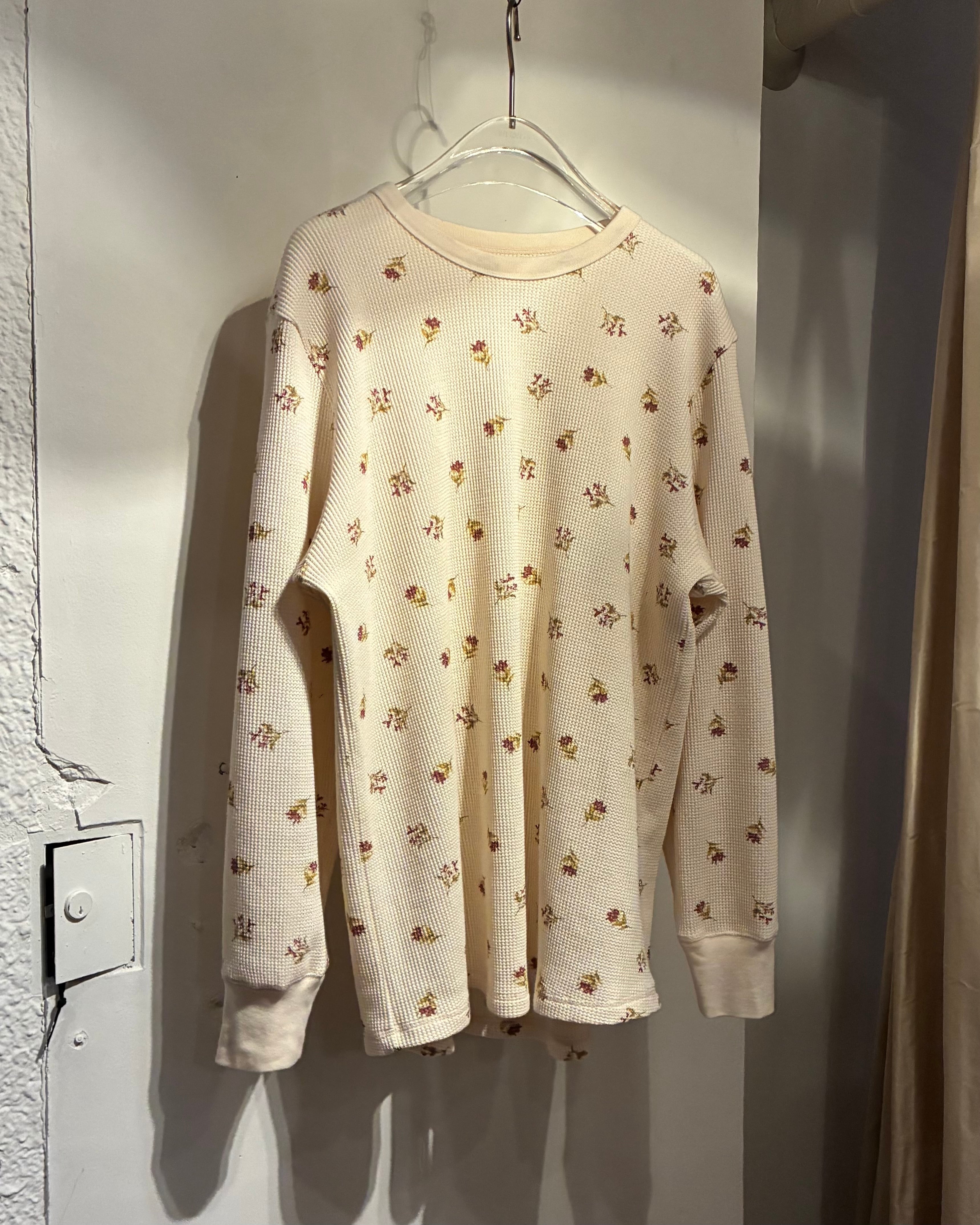 RL【LILY PRINT THERMAL L/S ECLU/WINE 】