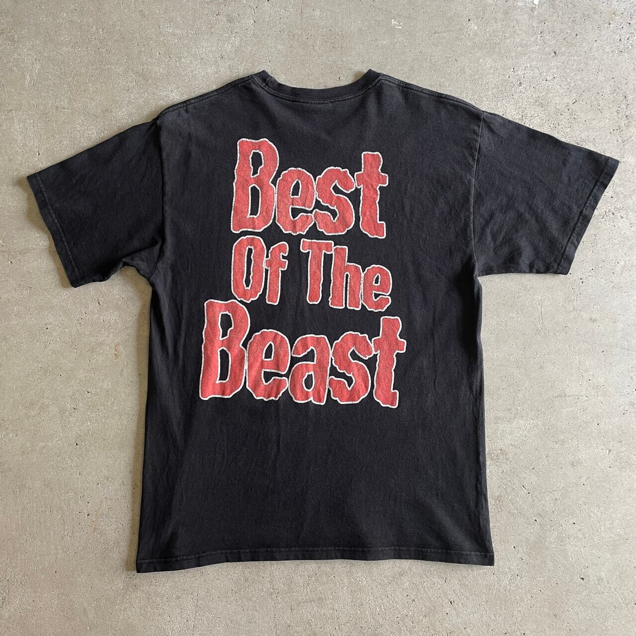 00年代 IRON MAIDEN BEST OF THE BEAST 両面プリント バンドTシャツ 