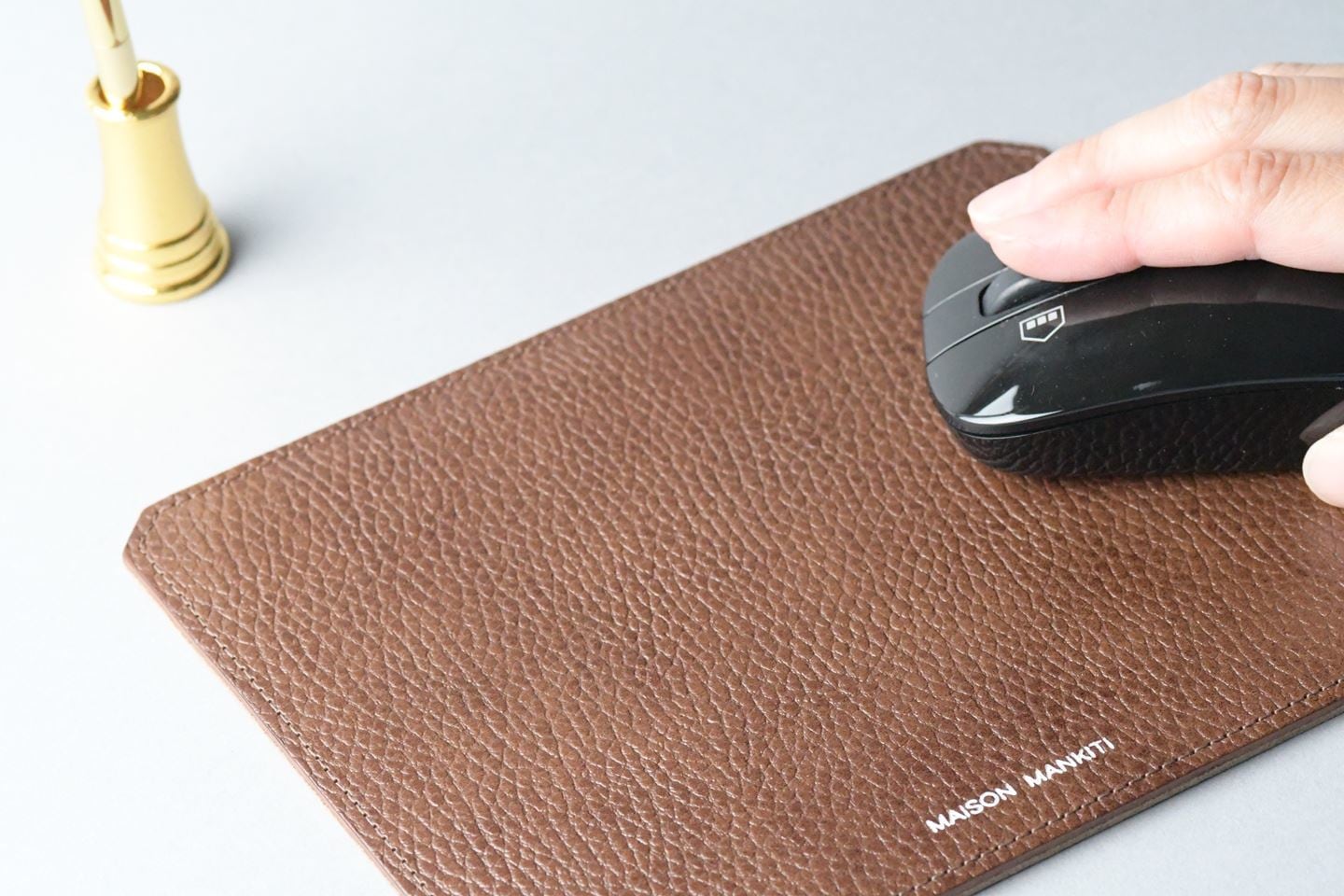 イタリアンレザー◪マウスパッド □ネイビー□ MOUSE PAD | MAISON
