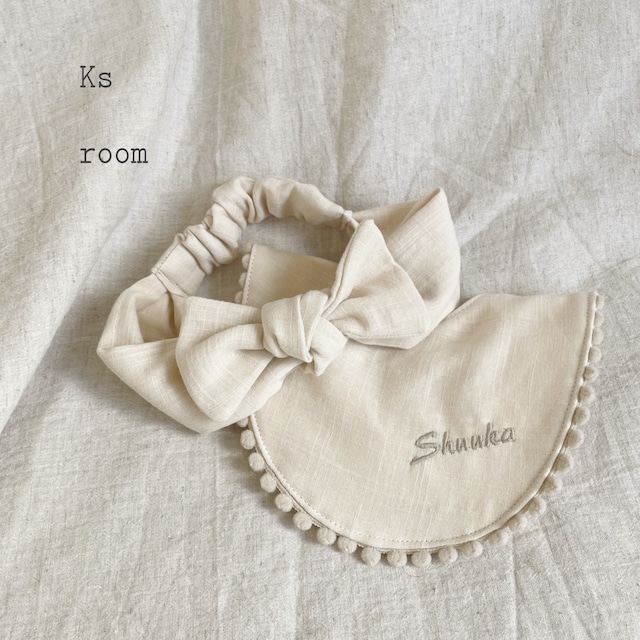 【全5色】エッグスタイ&ヘアバンド2点セット