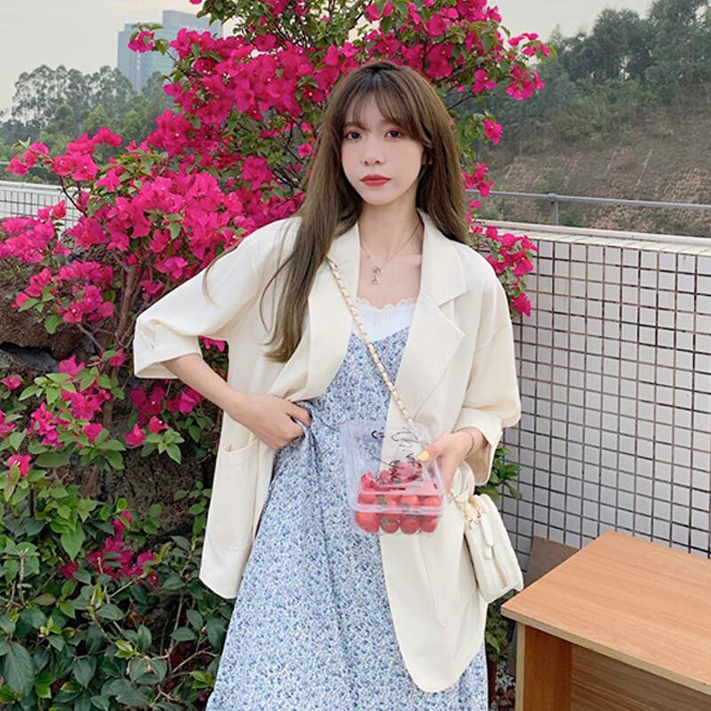 カジュアルジャケット レディースサマー薄手スタイルレッド ストリート 夏物 スーパーモール93598463892