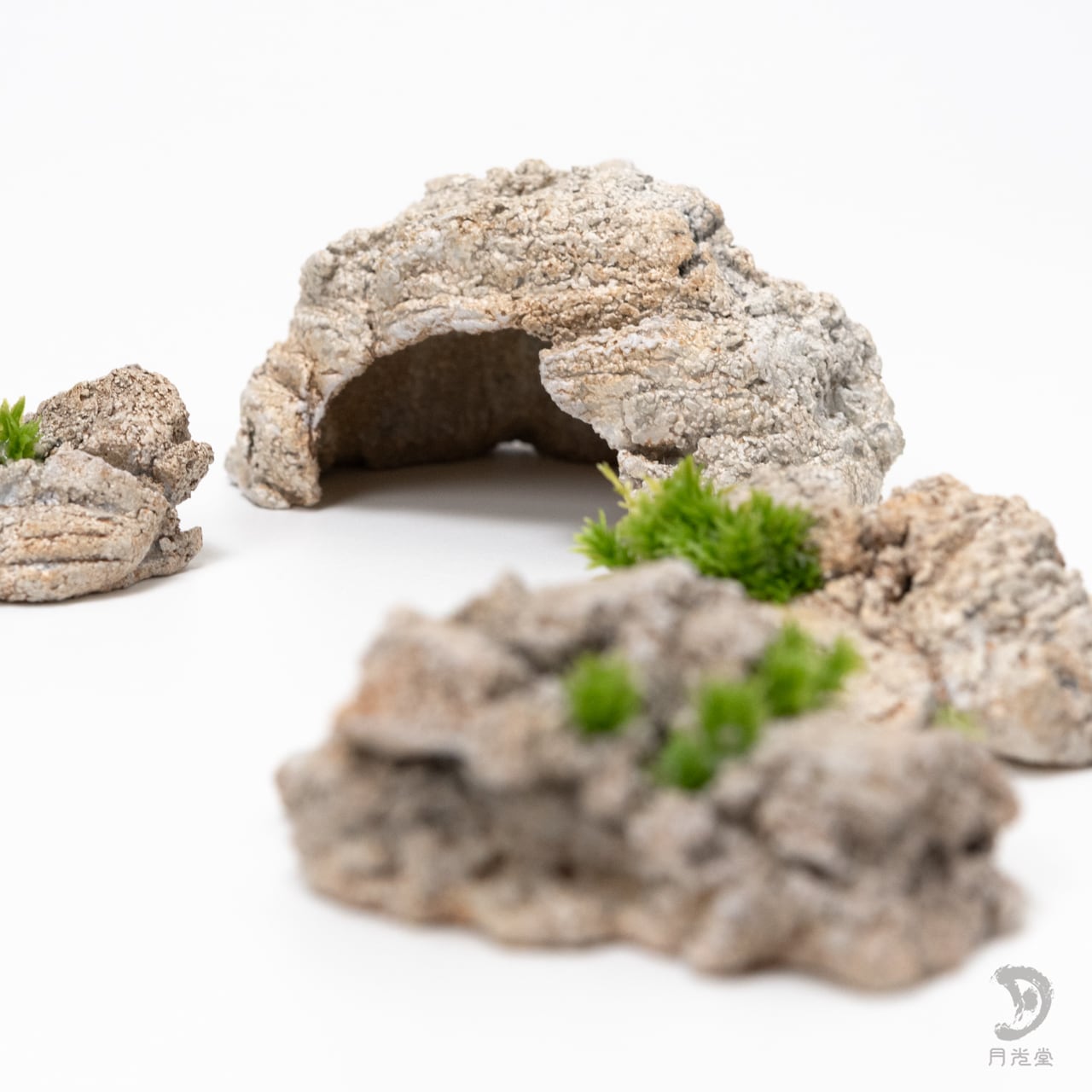 月光堂 「小さなドームシェルター ＋ レイアウトロック3個 セット