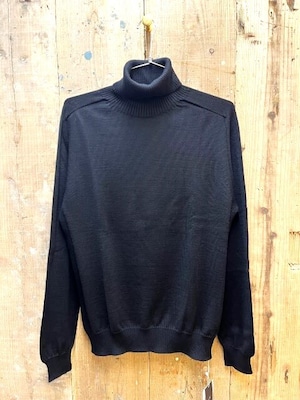 Harriss Merino Wool Turtle-Neck Sweater (ハリス メリノウール タートルネックセーター) Japan Made