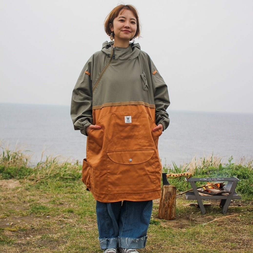 grn outdoor HIASOBI CAMPER PONCHO - hotelfazendaconfins.com.br