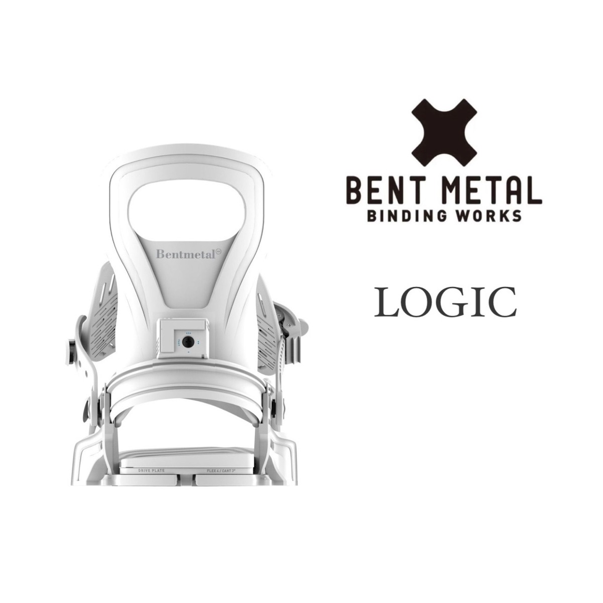 24-25モデル . BENTMETAL .『 LOGIC 』. White . ベントメタル 