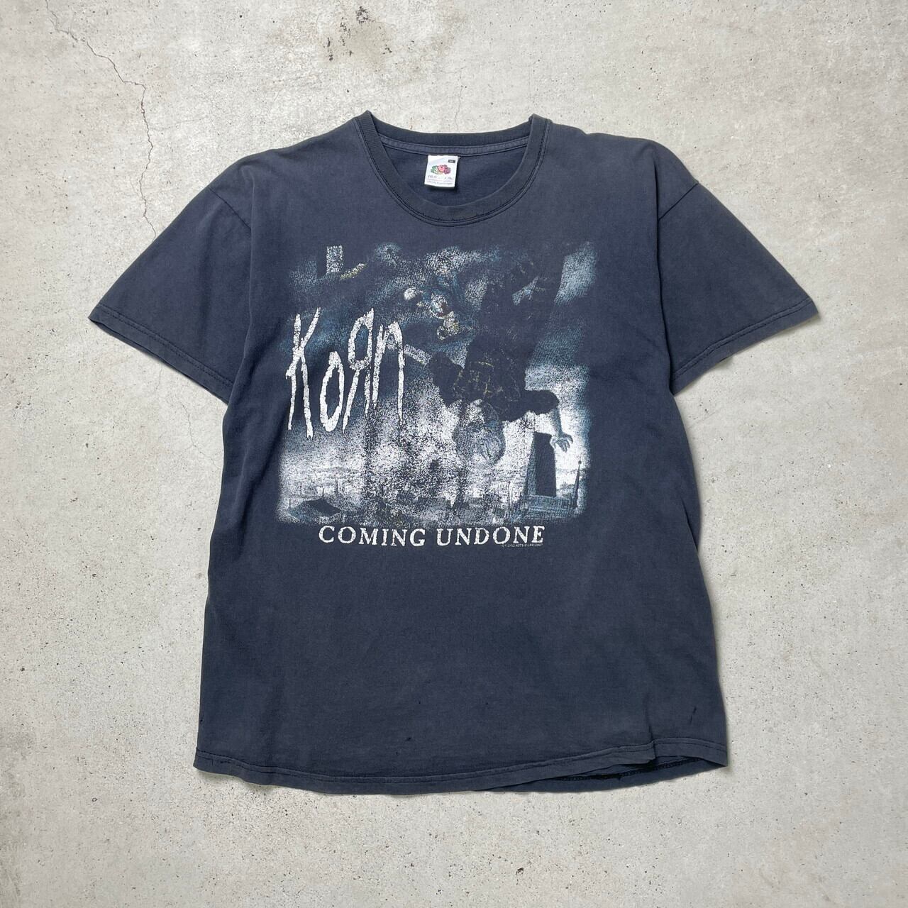 00年代 KORN COMING UNDONE コーン バンドTシャツ バンT メンズM 古着
