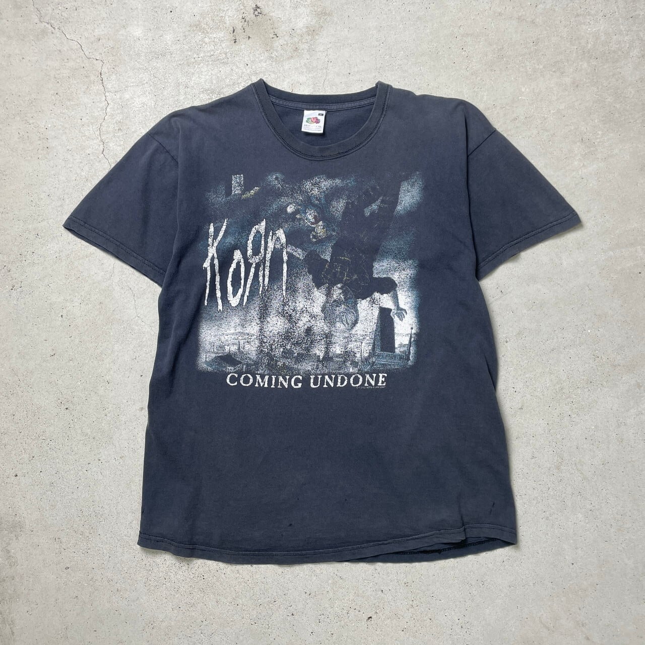 00年代 KORN COMING UNDONE コーン バンドTシャツ バンT メンズM 古着 